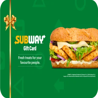 Subway gift card