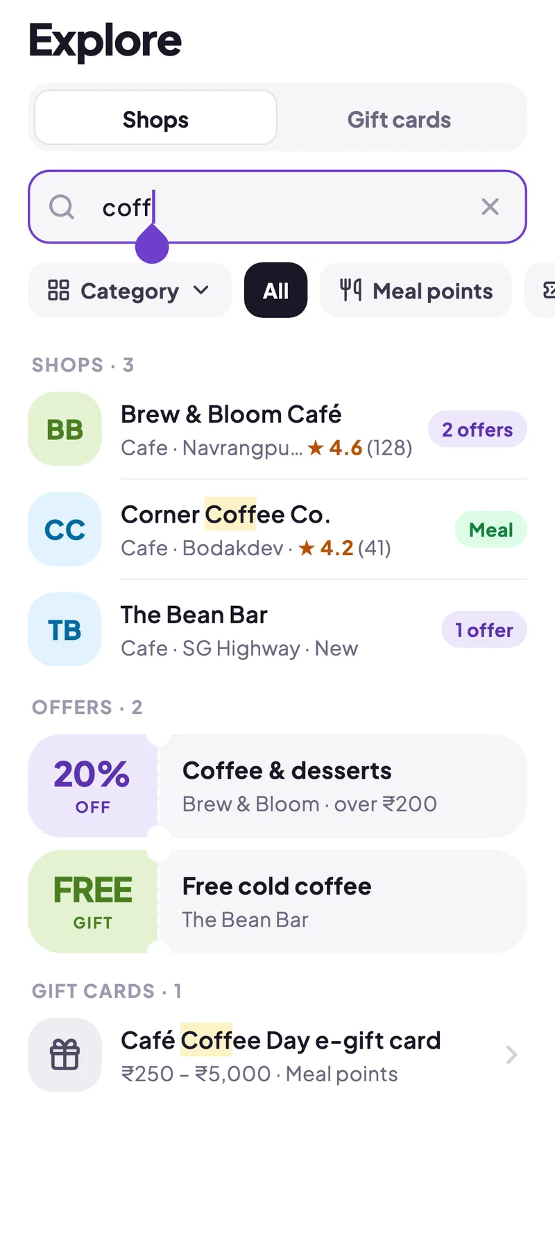 Explore in SavEdge: shops and offers near you